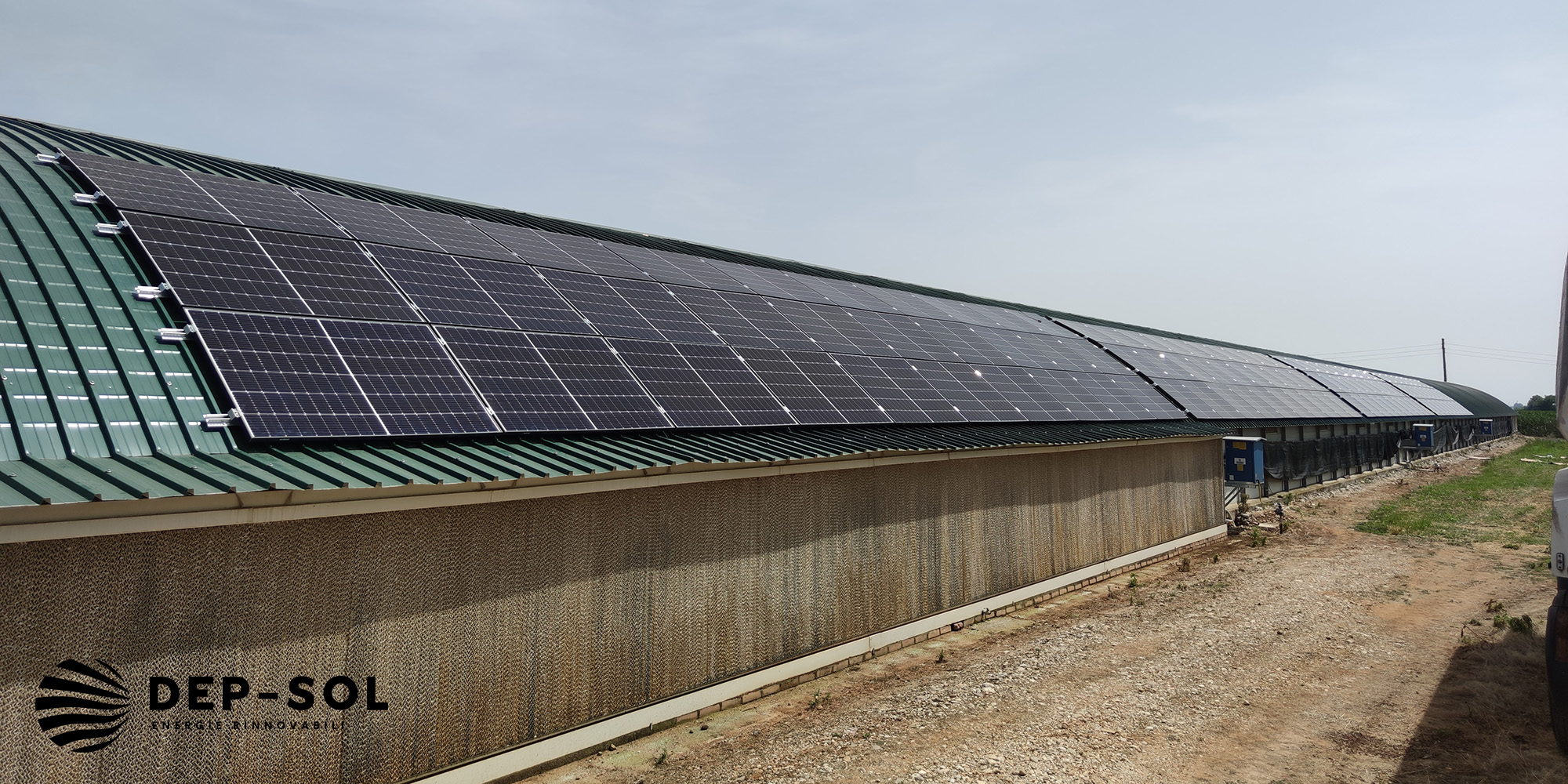 Impianto fotovoltaico Agrisolare Mantova